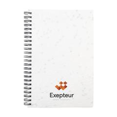 Vue Seed Paper Notebook A5 bloc-notes de couleur blanc| Krokrodeal