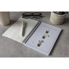 Vue Seed Paper Notebook A5 bloc-notes de couleur blanc| Krokrodeal