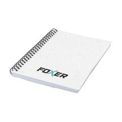 Vue Seed Paper Notebook A5 bloc-notes de couleur blanc| Krokrodeal