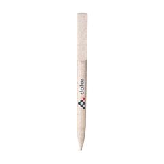 Vue Handy Pen Wheatstraw stylo en paille de blé de couleur beige| Krokrodeal