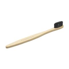 Vue Bamboo Toothbrush de couleur marron| Krokrodeal