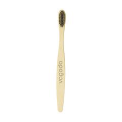 Vue Bamboo Toothbrush de couleur marron| Krokrodeal