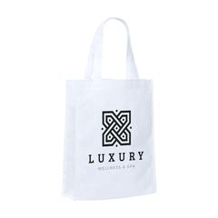 Vue Hot Soluble Bag sac shopping de couleur blanc| Krokrodeal