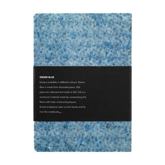 Vue Note Booq A6 bloc-notes de couleur bleu| Krokrodeal