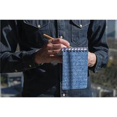 Vue Note Booq A6 anneaux bloc-notes de couleur bleu| Krokrodeal
