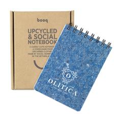 Vue Note Booq A6 anneaux bloc-notes de couleur bleu| Krokrodeal