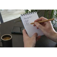 Vue Note Booq A6 anneaux bloc-notes de couleur bleu| Krokrodeal