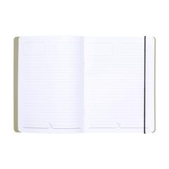 Vue Bloc-note Agricultural Waste A5 -Softcover 32 feuilles de couleur vert| Krokrodeal