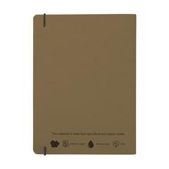 Vue Bloc-note Agricultural Waste A5 -Softcover 32 feuilles de couleur marron| Krokrodeal