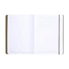 Vue Bloc-note Agricultural Waste A5 -Softcover 32 feuilles de couleur marron| Krokrodeal
