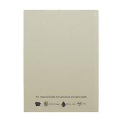 Vue Bloc-note Agricultural Waste A5 -Softcover 100 feuilles de couleur vert| Krokrodeal