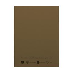 Vue Bloc-note Agricultural Waste A5 -Softcover 100 feuilles de couleur marron| Krokrodeal