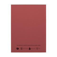 Vue Bloc-note Agricultural Waste A5 -Softcover 100 feuilles de couleur rouge| Krokrodeal