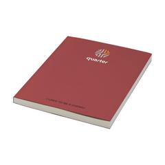 Vue Bloc-note Agricultural Waste A5 -Softcover 100 feuilles de couleur rouge| Krokrodeal