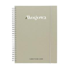 Vue Bloc-note Agricultural Waste A5 -Hardcover 100 feuilles de couleur vert| Krokrodeal