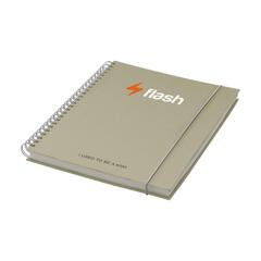 Vue Bloc-note Agricultural Waste A5 -Hardcover 100 feuilles de couleur vert| Krokrodeal