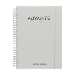 Vue Bloc-note Agricultural Waste A5 -Hardcover 100 feuilles de couleur jaune| Krokrodeal