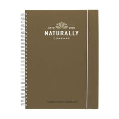 Vue Bloc-note Agricultural Waste A5 -Hardcover 100 feuilles de couleur marron| Krokrodeal