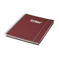 Vue Bloc-note Agricultural Waste A5 -Hardcover 100 feuilles de couleur rouge| Krokrodeal