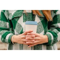 Vue Circular&Co Recycled Now Cup 340 ml mug de couleur bleu| Krokrodeal