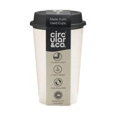 Vue Circular&Co Recycled Now Cup 340 ml mug de couleur noir| Krokrodeal