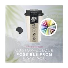 Vue Circular&Co Recycled Now Cup 340 ml mug de couleur noir| Krokrodeal