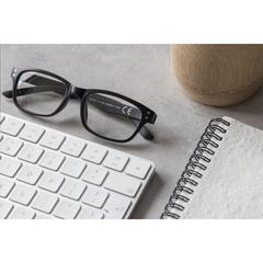 Vue Plastic Bank Reading Glasses lunettes de lecture de couleur noir| Krokrodeal