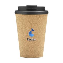 Vue PLA Cork Cup 350 ml mug de couleur beige| Krokrodeal