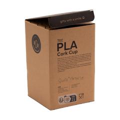 Vue PLA Cork Cup 350 ml mug de couleur beige| Krokrodeal