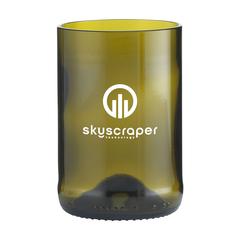 Vue Rebottled® Tumbler verre de boire de couleur marron| Krokrodeal