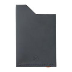 Vue Recycled Leather Cardholder porte-cartes de couleur bleu| Krokrodeal