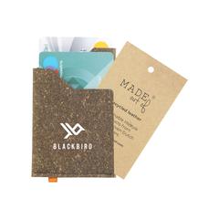 Vue Recycled Leather Cardholder porte-cartes de couleur marron| Krokrodeal