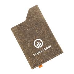 Vue Recycled Leather Cardholder porte-cartes de couleur marron| Krokrodeal