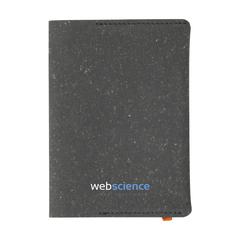 Vue Recycled Leather Passport Holder étui à passeport de couleur noir| Krokrodeal