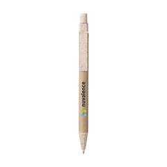 Vue Paper Wheatstraw Pen stylo en paille de blé de couleur beige| Krokrodeal