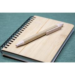Vue Paper Wheatstraw Pen stylo en paille de blé de couleur beige| Krokrodeal