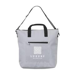 Vue RPET Cooler Bag sac isotherme de couleur gris| Krokrodeal