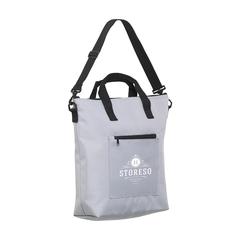Vue RPET Cooler Bag sac isotherme de couleur gris| Krokrodeal