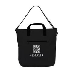 Vue RPET Cooler Bag sac isotherme de couleur noir| Krokrodeal