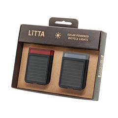 Vue Solar Bikelight lampes de vélo de couleur noir| Krokrodeal