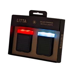 Vue Solar Bikelight lampes de vélo de couleur noir| Krokrodeal