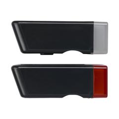 Vue Solar Bikelight lampes de vélo de couleur noir| Krokrodeal