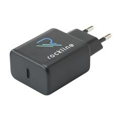 Vue USB-C 20W Walter Wall Charger chargeur de couleur noir| Krokrodeal