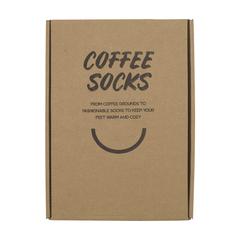 Vue Coffee Socks chausettes de couleur blanc| Krokrodeal