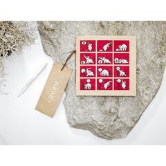 Vue Elephant Poo Notebook Large bloc-notes de couleur rouge| Krokrodeal