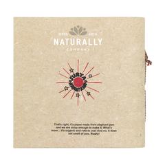 Vue Elephant Poo Notebook Large bloc-notes de couleur rouge| Krokrodeal