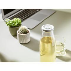 Vue Glassy Recycled Bottle 500 ml bouteille de couleur blanc| Krokrodeal