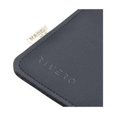 Vue Recycled Felt & Apple Imitation Leather Sleeve 15/16p de couleur noir| Krokrodeal