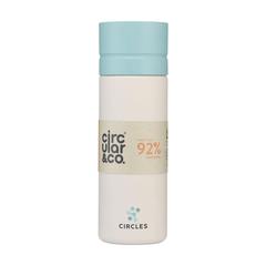 Vue Circular&Co Reusable Bottle 600 ml bouteille de couleur bleu| Krokrodeal