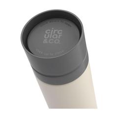 Vue Circular&Co Reusable Bottle 600 ml bouteille de couleur noir| Krokrodeal